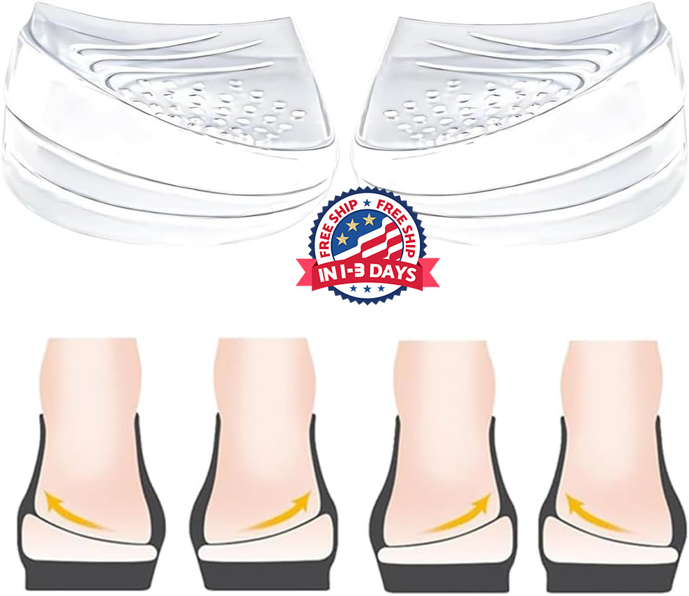Plantillas Ortopedicas Inserciones De Talon Zapato Elevador Cuna Rodilla
