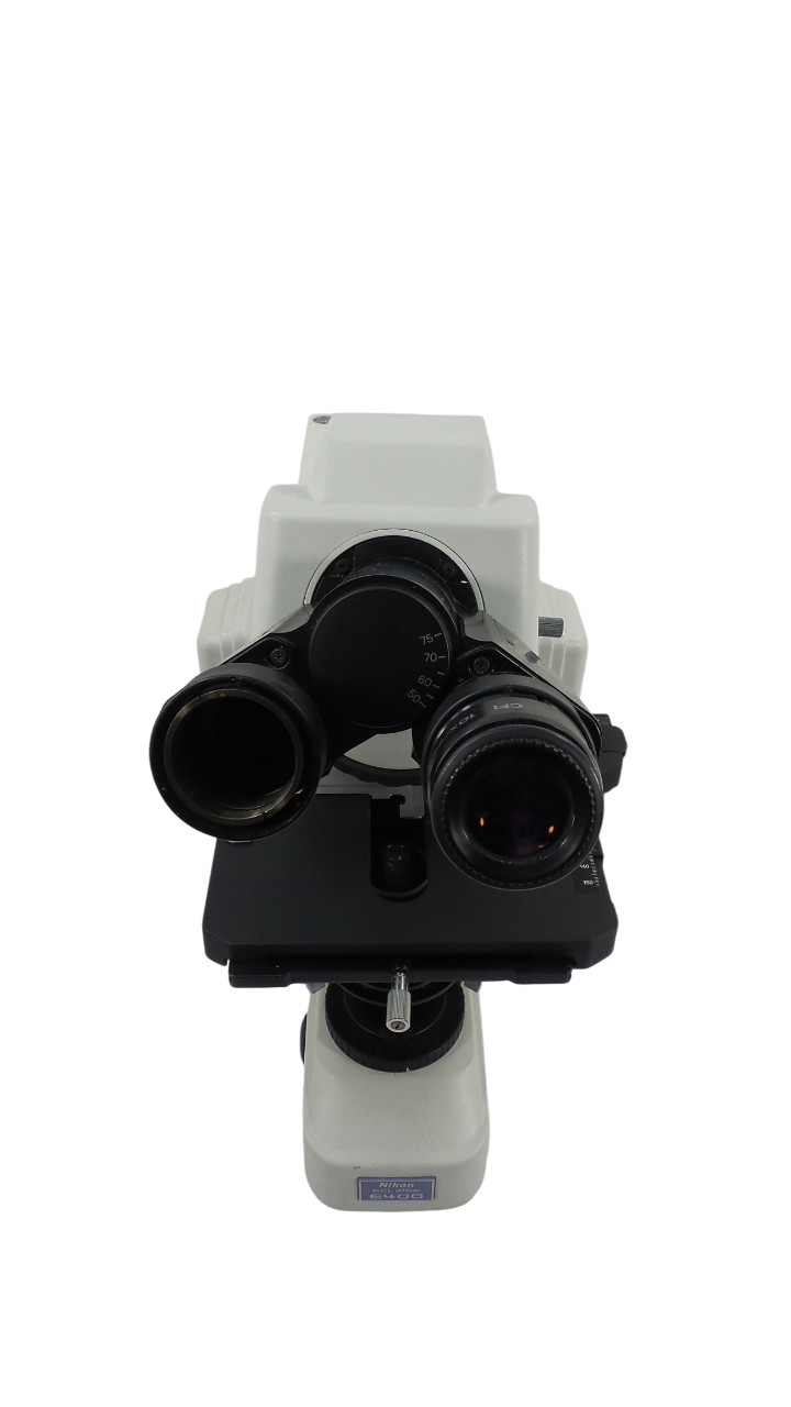 DEFECTIVE DAMAGENikon Eclipse E400 Microscope w3 Objectives G3D