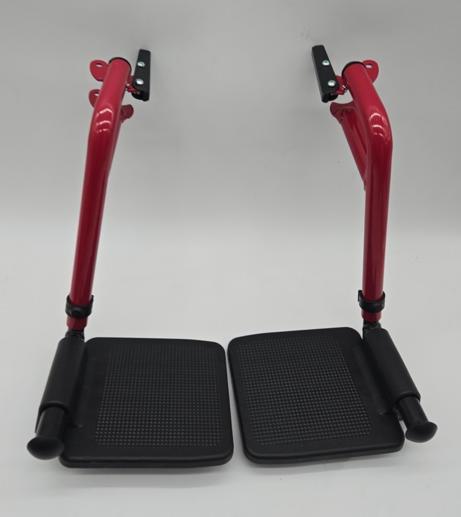 Footrest for Drive Expedition Transport Chair Wheelchair Red New