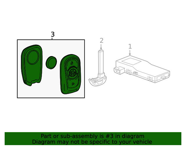 Genuine GM Transmitter 13547838
