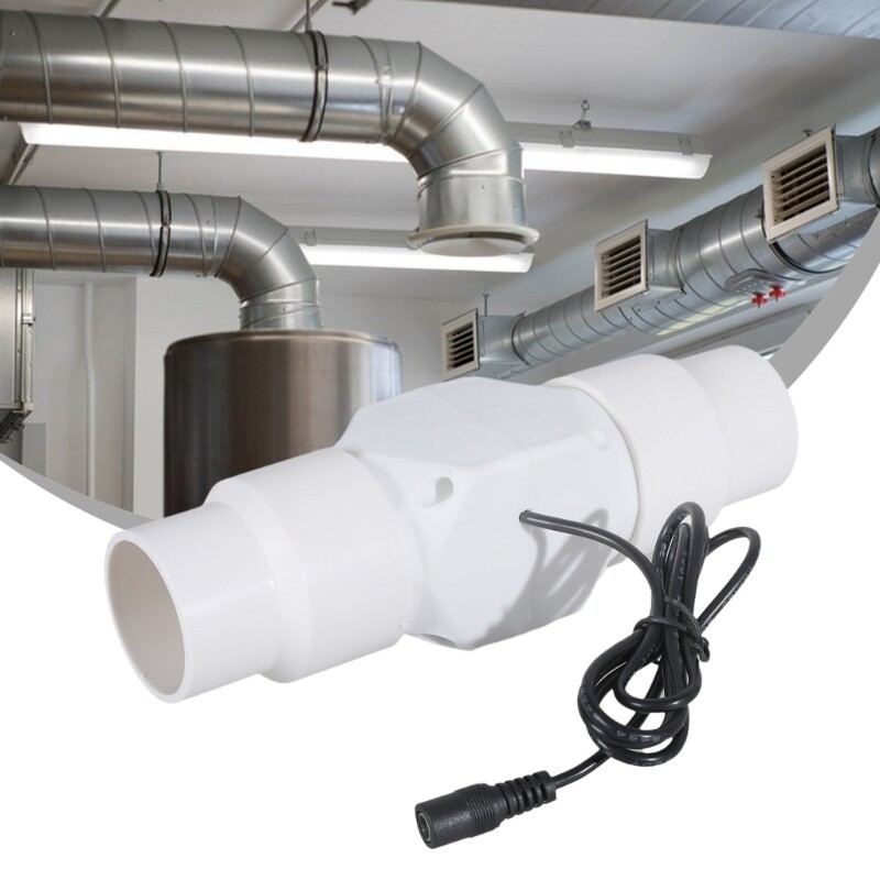 In Line Air Blower 12V Ventilation Blower Air Vent In Line Marine Bilge Strong