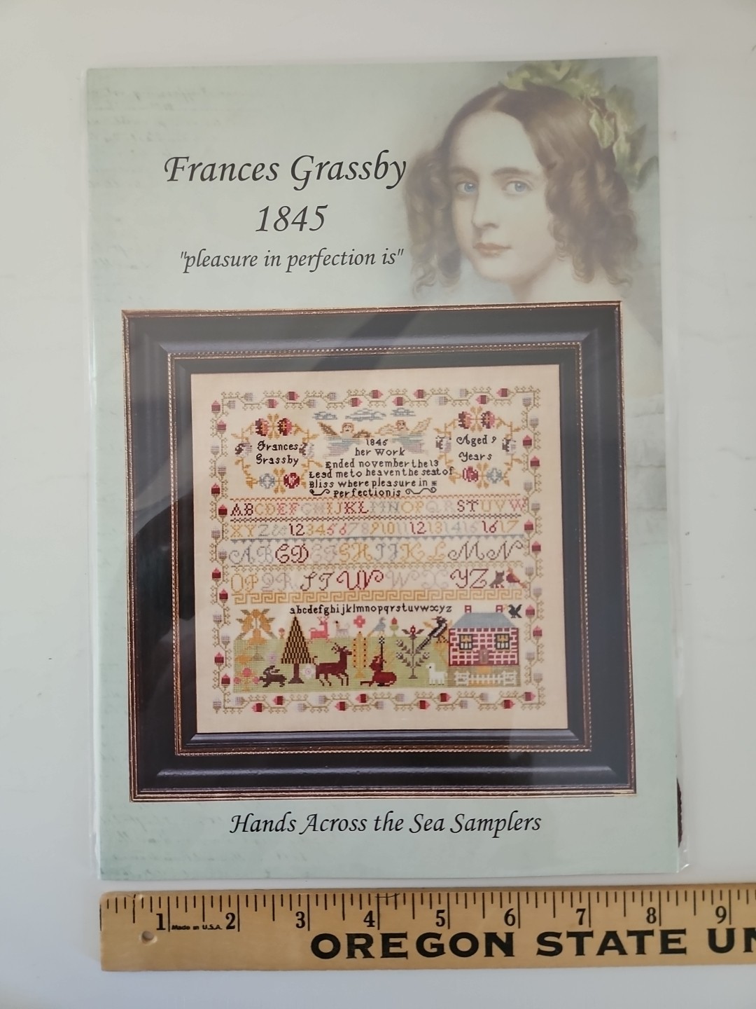 Hands Across the Sea Samplers FRANCES GRASSBY Reproduction Cross Stitch Pattern