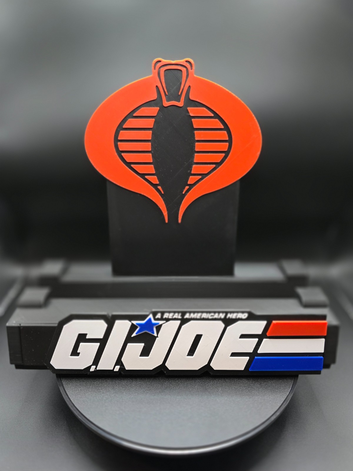GI JOE (Cobra Logo) - Comic Book Display Stand CGC, CBCS, Non-Graded Comics