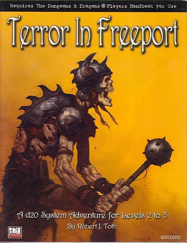 D&D 3rd ed City of Freeport #2 Terror In Freeport D20 *FS