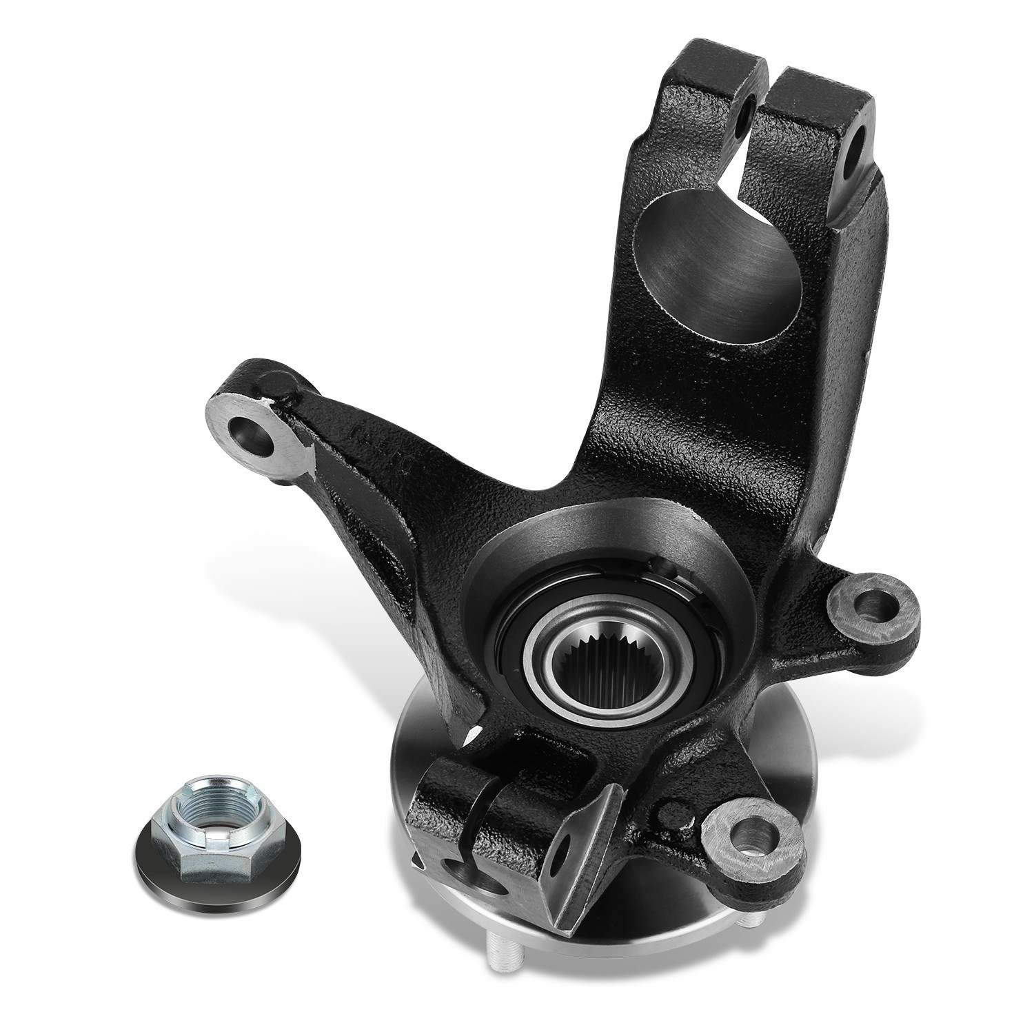 Fit 06-11 Ford Focus Front Passenger Side Loaded Wheel Bearing Knuckle Assembly