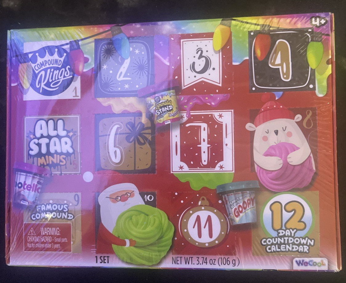 Compound Kings All Star Minis 12 DAY CALENDAR fun sized amazingly scented NEW!