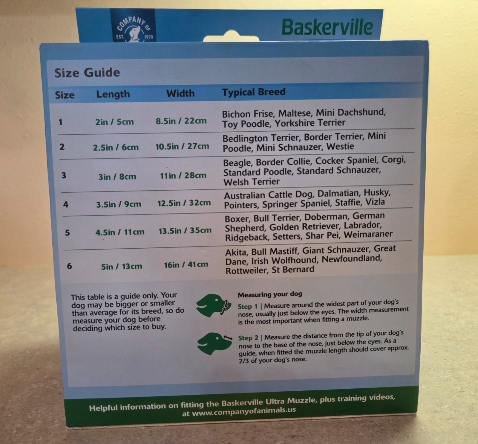 BASKERVILLE ULTRA MUZZLE - Dog size 6, Black (Kind, Safe and Comfortable)