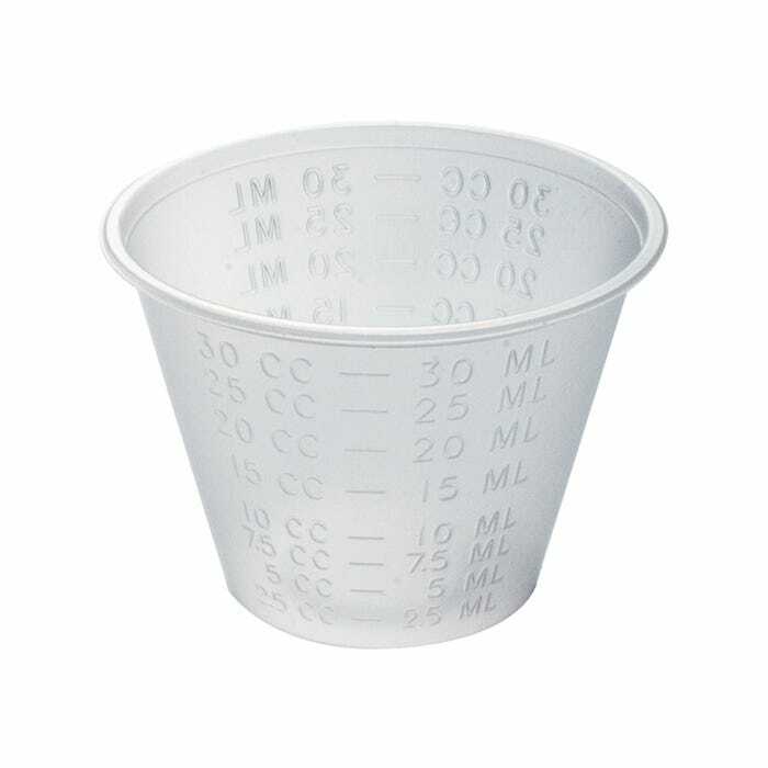 100 Plastic Graduated 1 oz Medicine Cups 1 Pack of 100