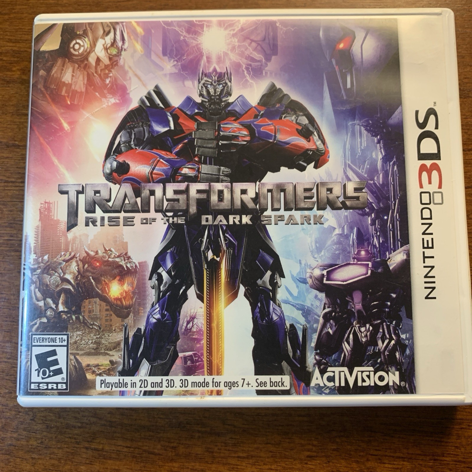 Transformers Rise Of The Dark Spark  (Nintendo 3DS) **Case ONLY **NO GAME** USA