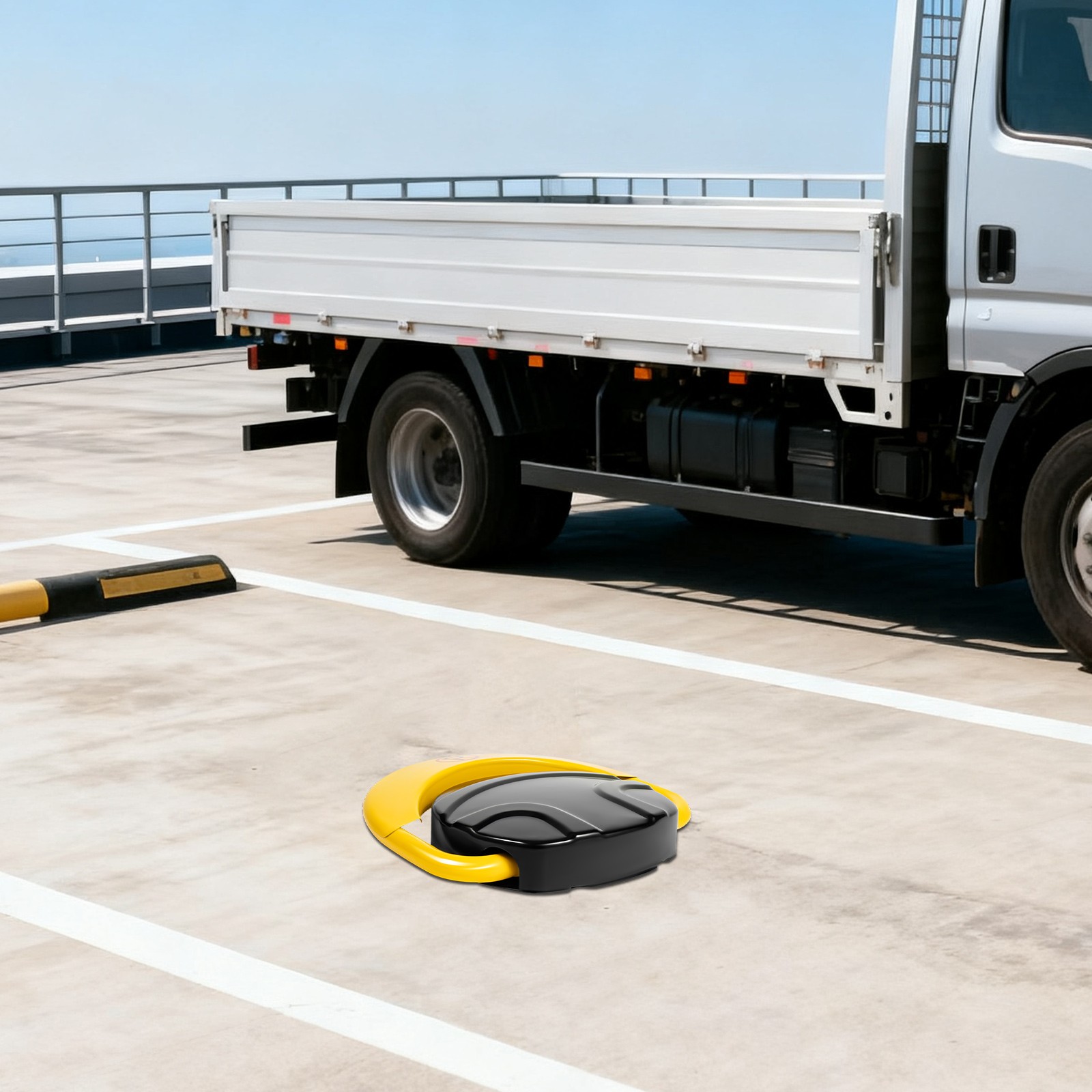 Car Parking Spot Lock Anti-Collision Foldable Barrier Auto Sensor Remote Control