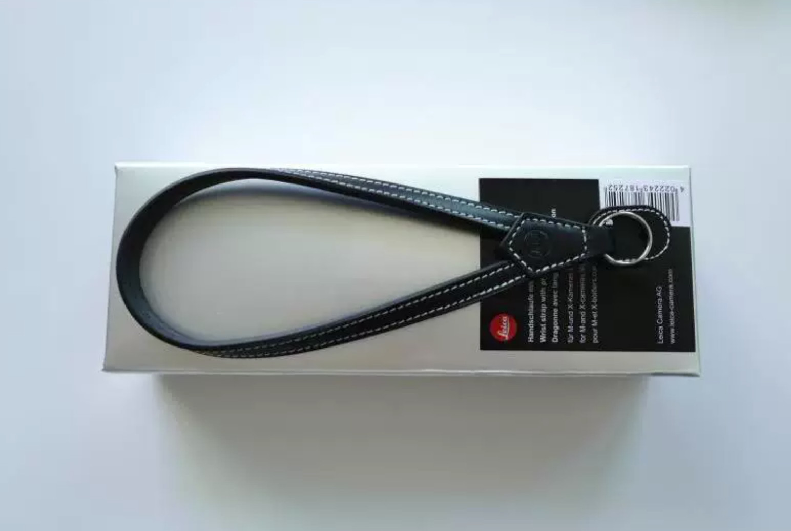 Leather Black Camera Wrist Strap With Lug Protector For Leica M240 M11 Q Q2