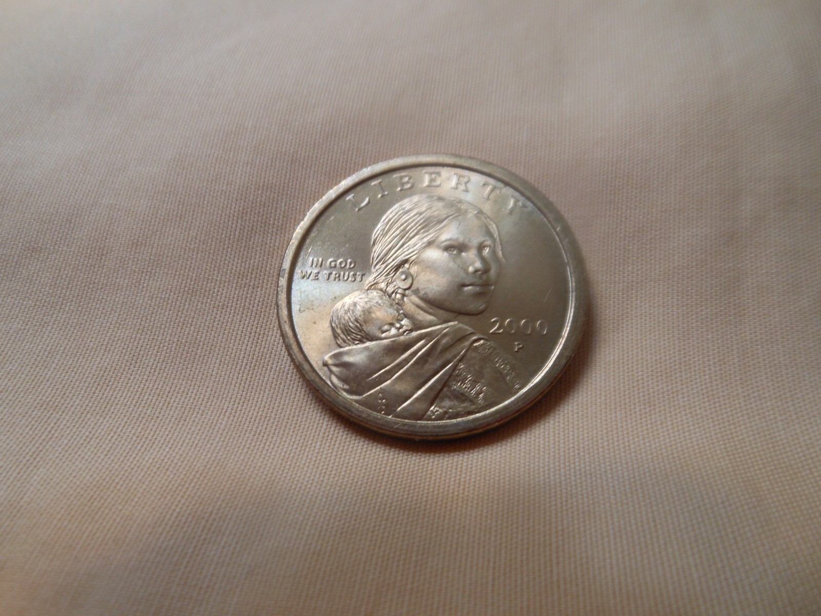 2000 P Sacagawea Dollar From A BU Bank Roll. Nice Coin!