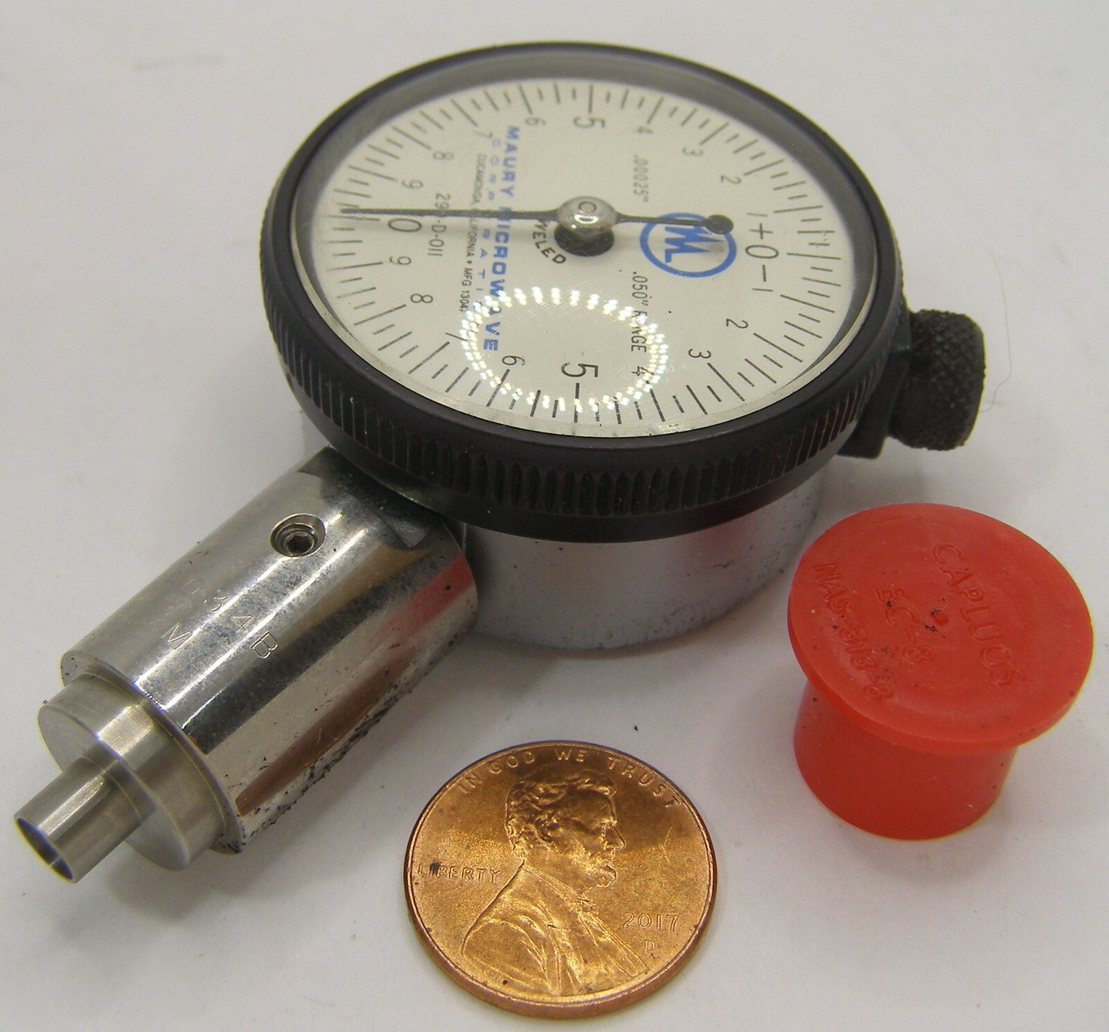 Maury Microwave Dial Indicator 299-D-011  .00025" .050" Range for 85052A Cal Kit