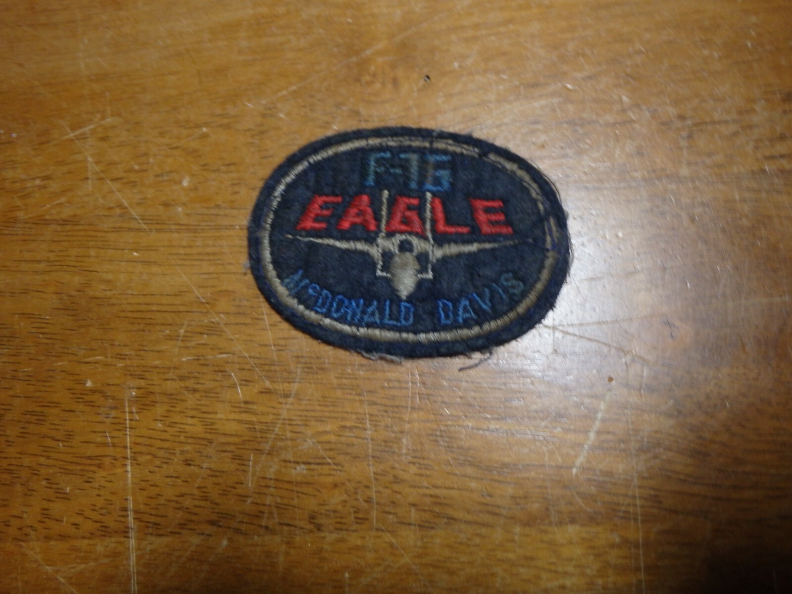 EARLY MC DONALD DAVIS F-16 EAGLE TOM CAT GET FIGHTER  PATCH   BX Y#9