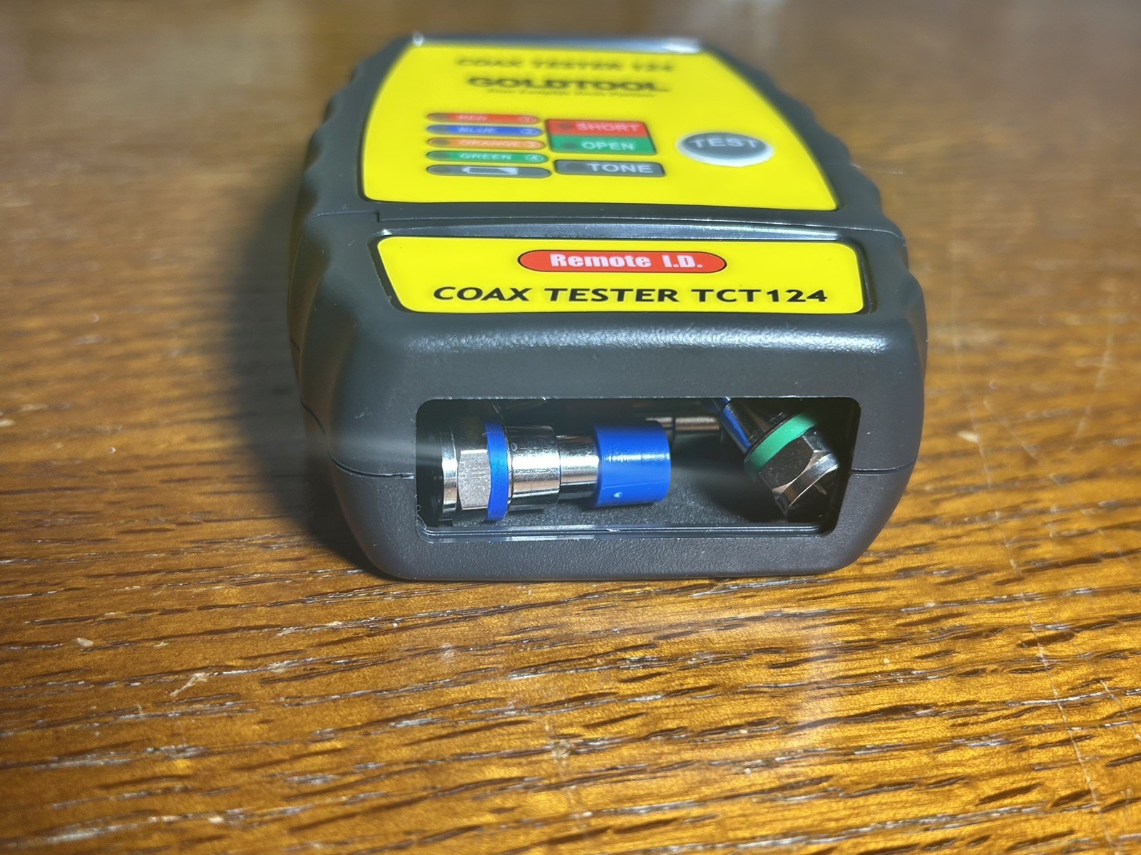 Coaxial Cable Toner Tester 4-Way Color-Coded Indicator Coax Mapper