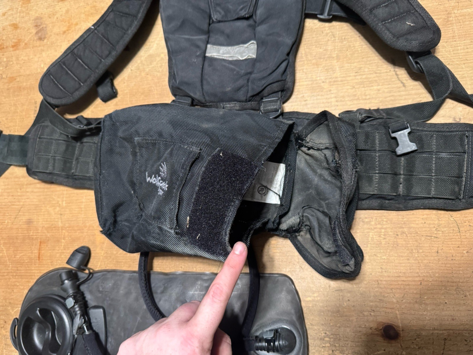 Wolfpack Gear Wildland Firefighter Hydration Pack with new Bite Valve (K)