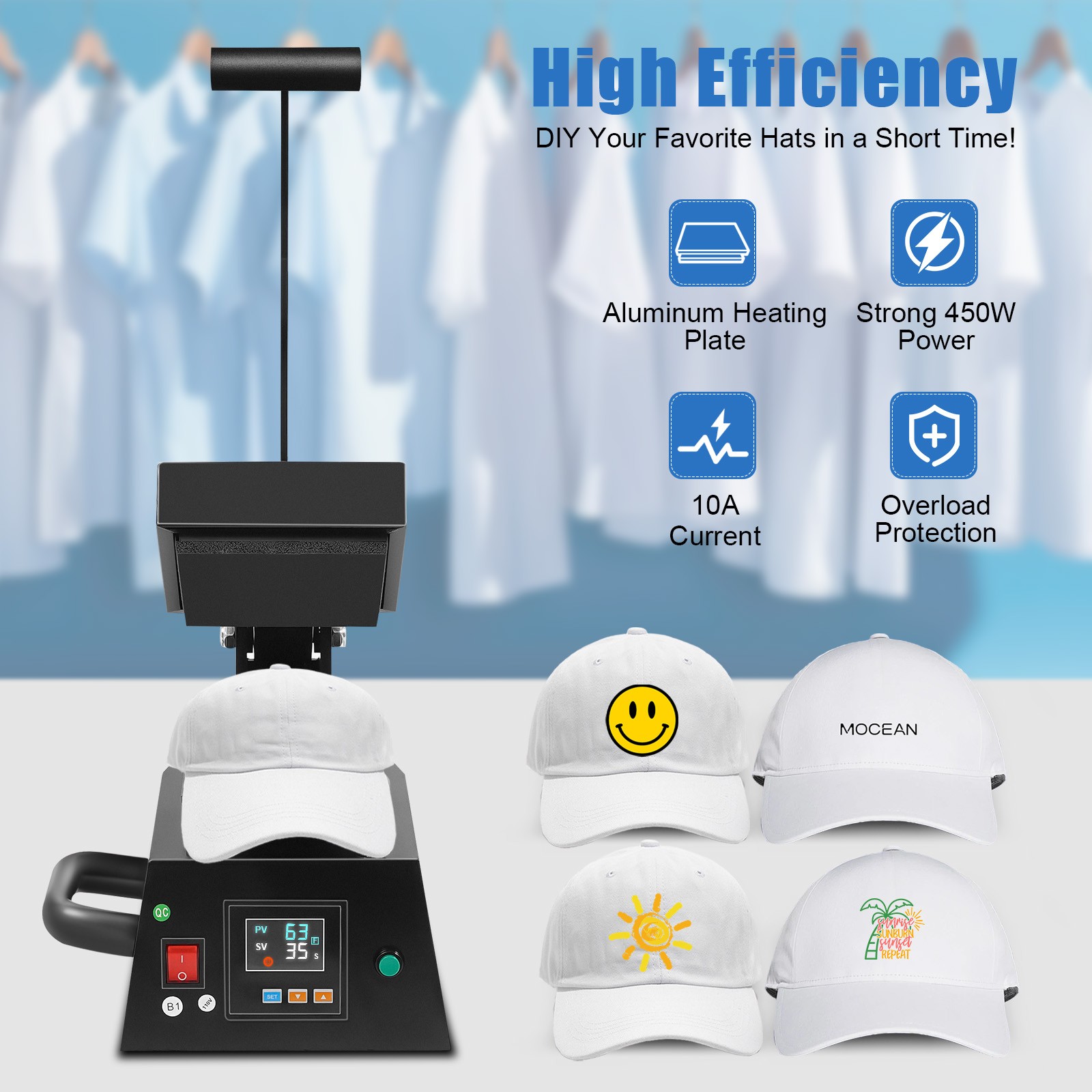 Digital Label Heat Press Machine Clothing Logo Printing for Transfer Labels New