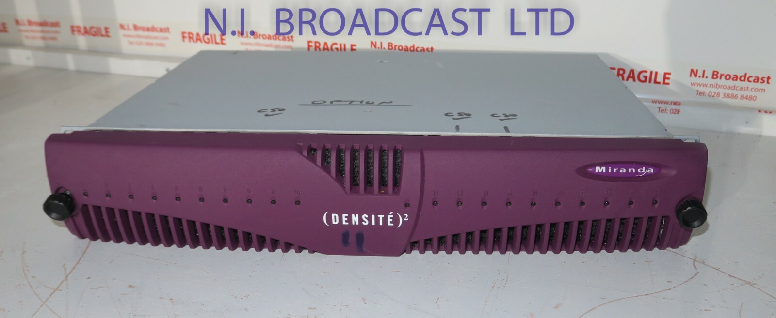 Grass Valley densite 2 rack with 10x HD / SD / ASI changeovers HCO1822  (ref 11