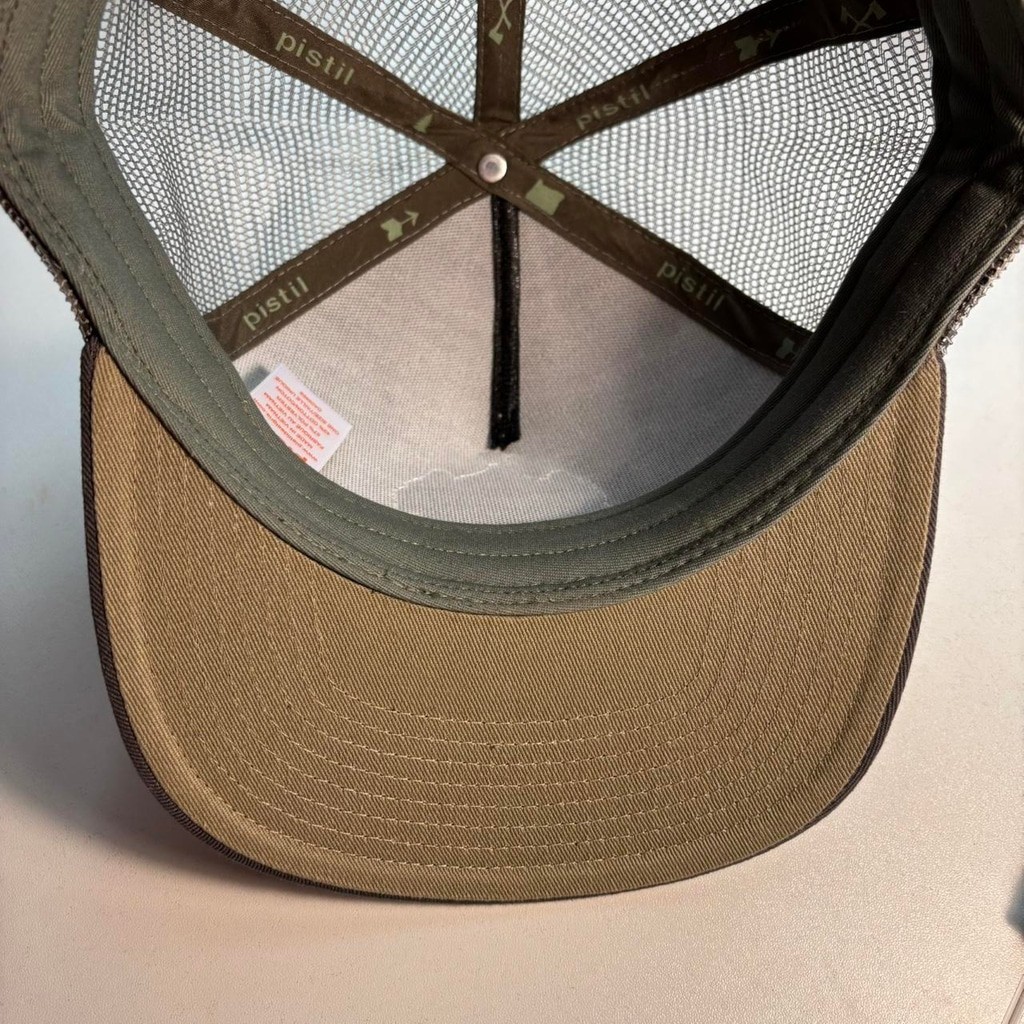 Men's grey trucker hat from Pistil, adjustable, NWOT
