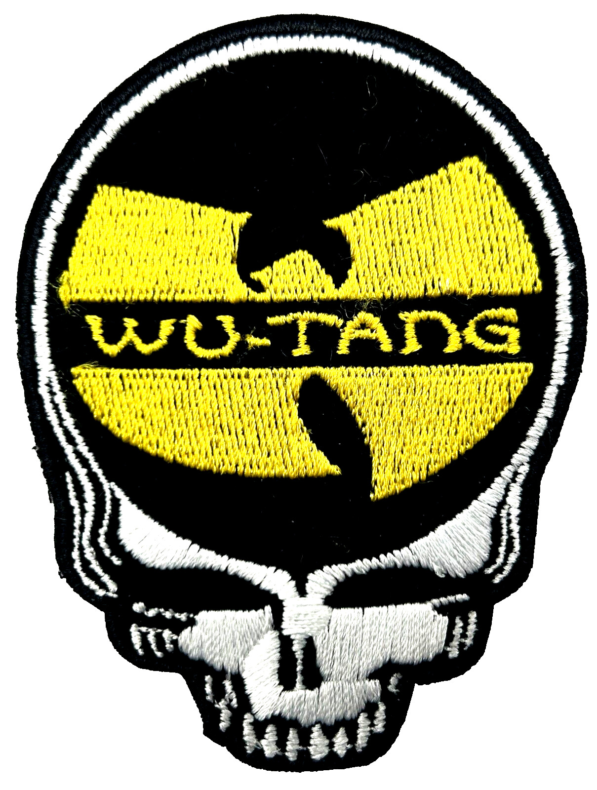 Grateful Dead Steal Your Face Wu-Tang Embroidered Rock Iron on Patch Applique