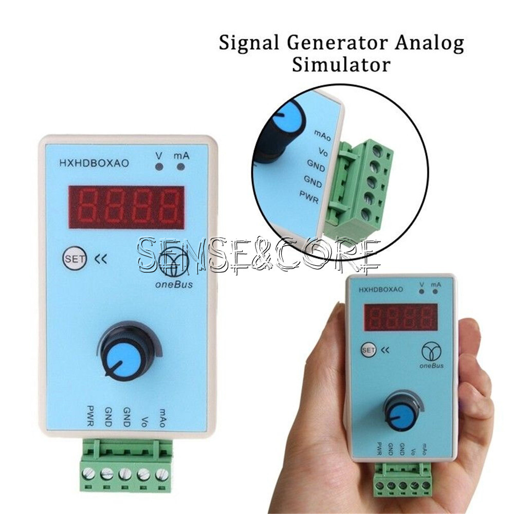 DC 15-26V Adjustable Current Voltage Analog Simulator Output Signal Generator-