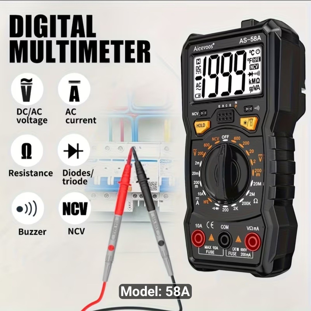 Professional Electrical Kit. Multimeter+10 Professional Gage Wire +bonus Tool.