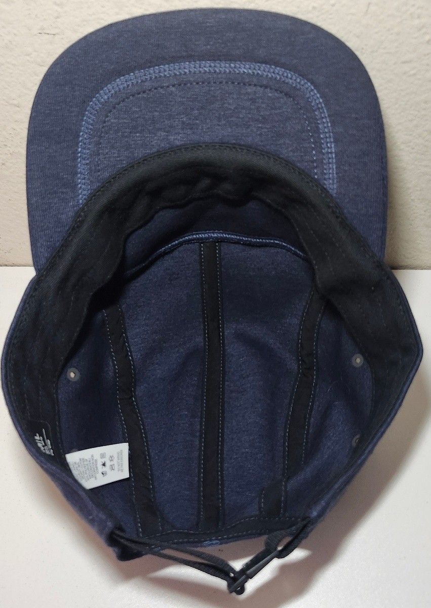 Nike Fly Cap Unstructured 5-Panel Running Hat Navy M/L Reflective Trim