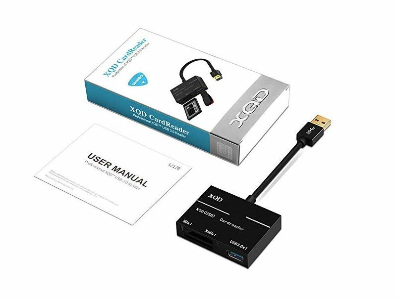 Camera XQD SD Memory Card Reader USB 3.0 Hub Adapter For Sony/Nikon/Canon/Lexar