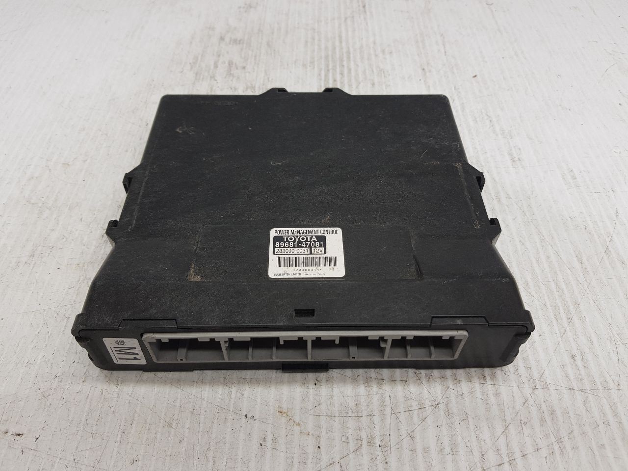 2010 TOYOTA PRIUS POWER MANAGEMENT CONTROL 89681-47081