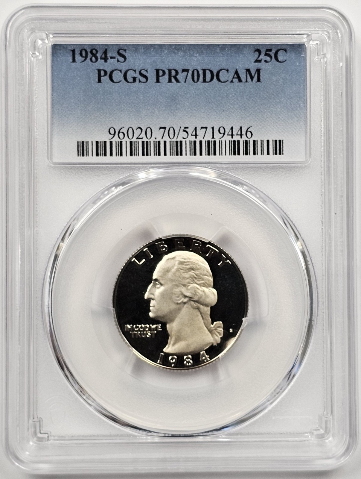 1984-S Washington Quarter PR70 DCAM PCGS
