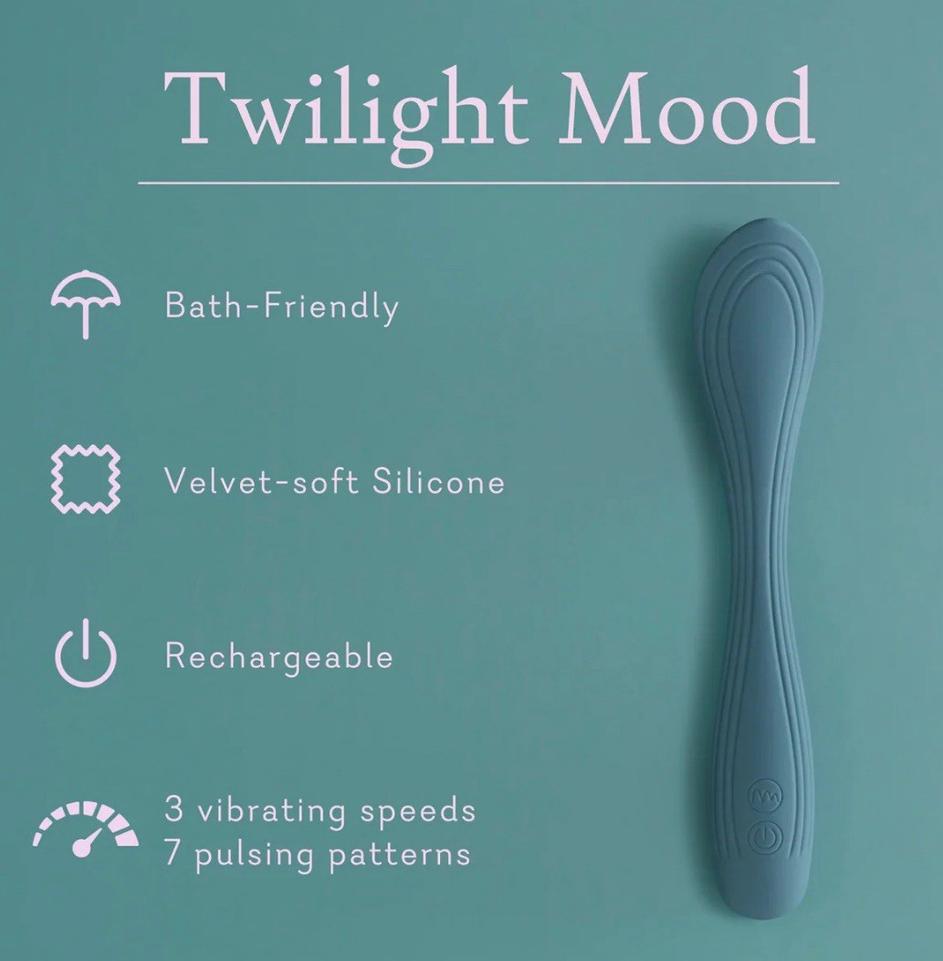 Pure Romance Twilight Mood Vibrating Personal Massager – Discreet Use | NIB