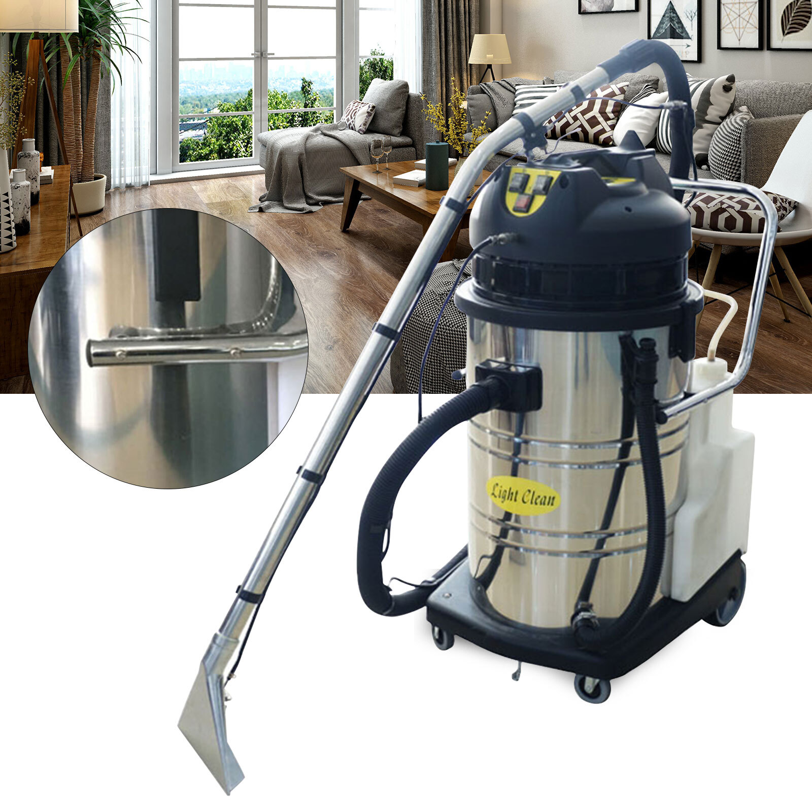 60L Commercial Carpet Cleaning Machine Extractor Portable Carpet Cleaner Machine