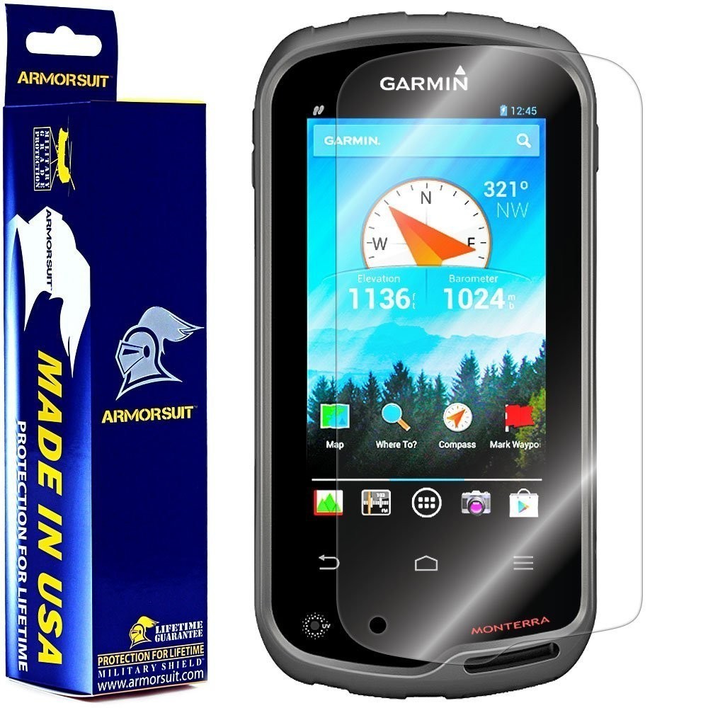 ArmorSuit MilitaryShield Garmin Monterra GPS Screen Protector Film Made in USA