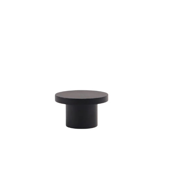 Rous Hardware Mid Century Modern Circle Knob in Charcoal NEW 1" round Lot of 4