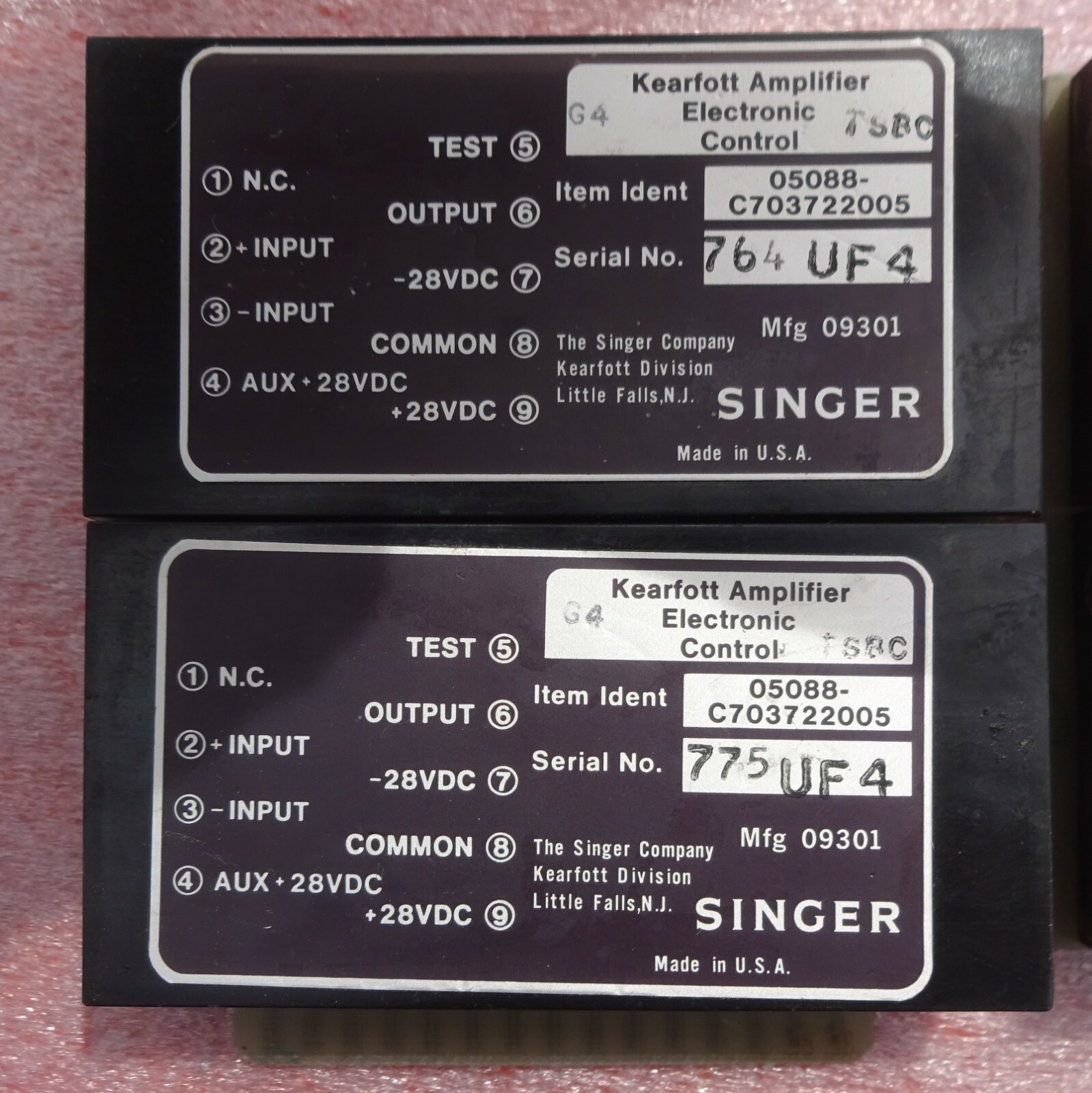 Kearfott-Singer Amplifier Electronic Control C703722005