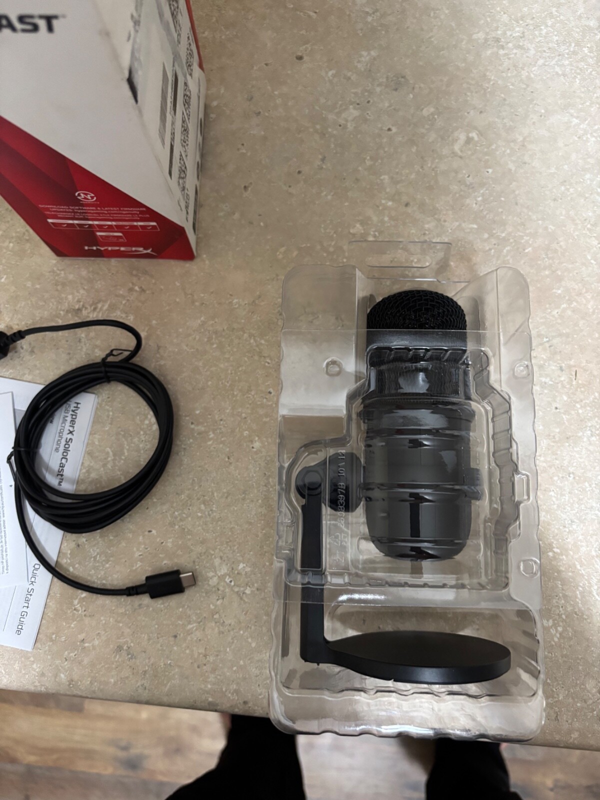 HyperX SoloCast USB Gaming Microphone - Black (4P5P8AA)