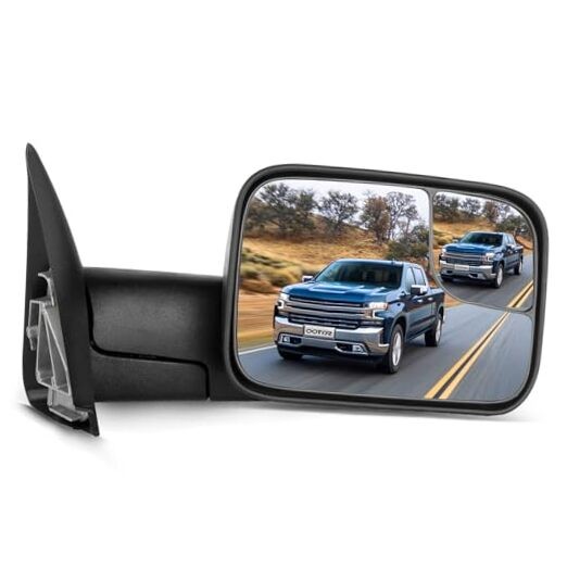 Compatible fit For Dodge Towing Mirror 1994-2001 For Dodge For Ram 1500