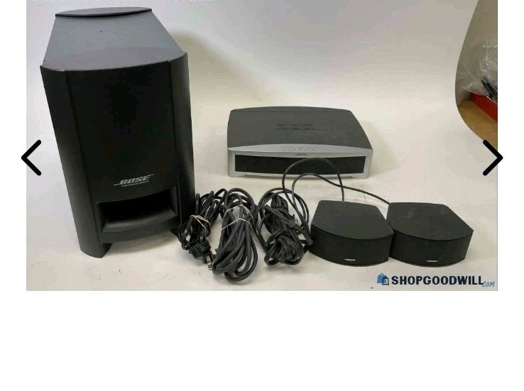 Bose 3-2-1 GS Series III DVD Home Entertainment System HDMI Tested Ships Free