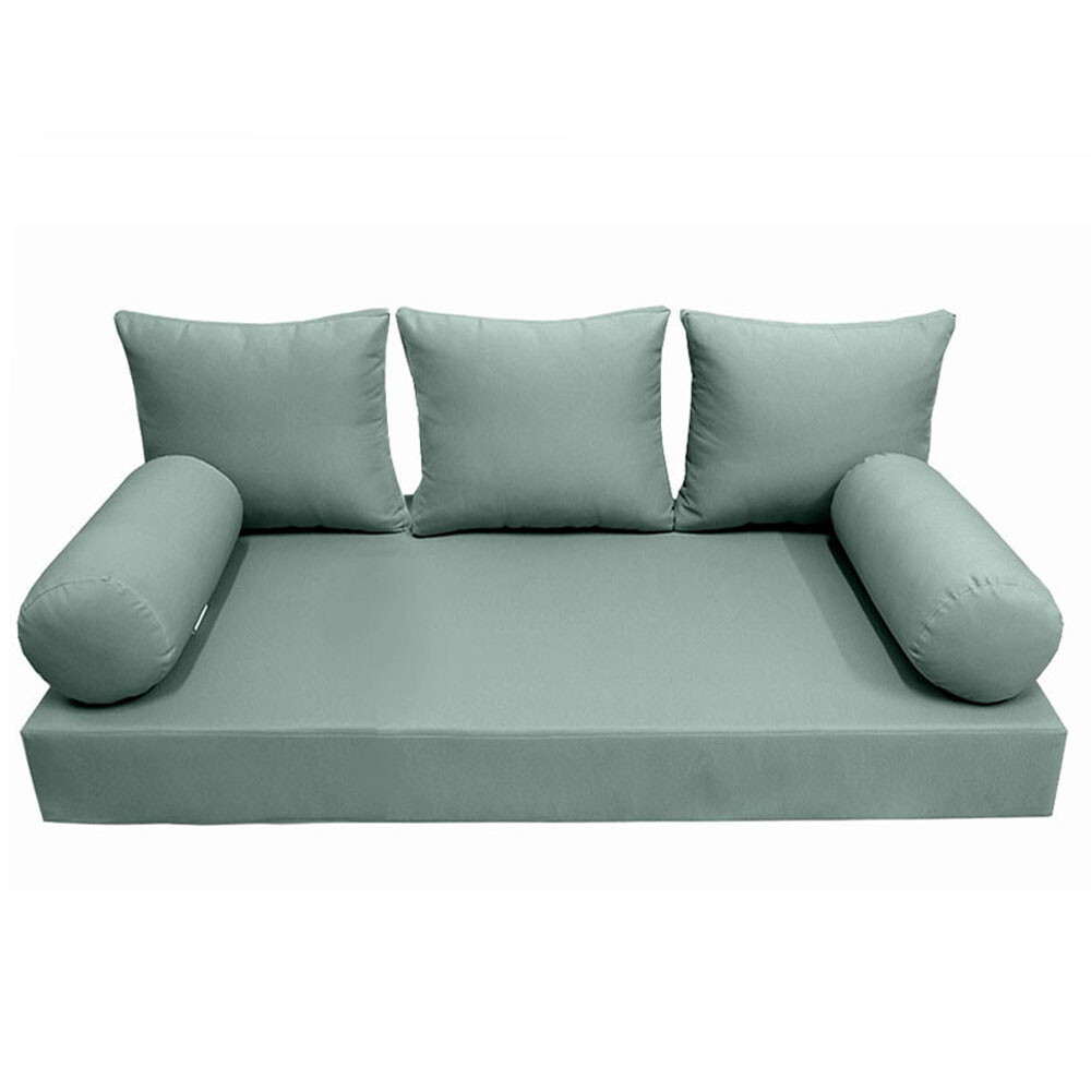 *COVER ONLY*-Style 3 Daybed Mattress Bolster Pillow Covers Knife Edge Full-AD002