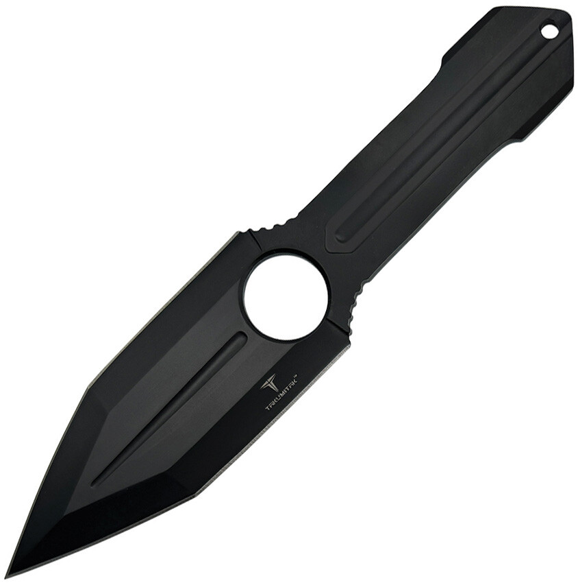 Takumitak Steel Rain Black 3Cr13 Stainless Fixed Blade Knife w/ Belt Sheath F314