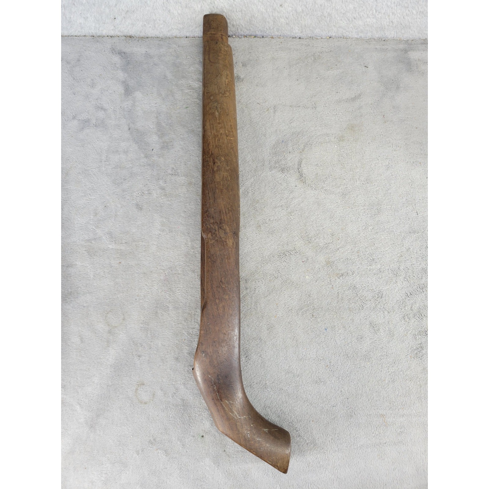 Vintage Wood Rifle Stock Sporterized Mauser Style Bolt Action 20.75 Inch Brown