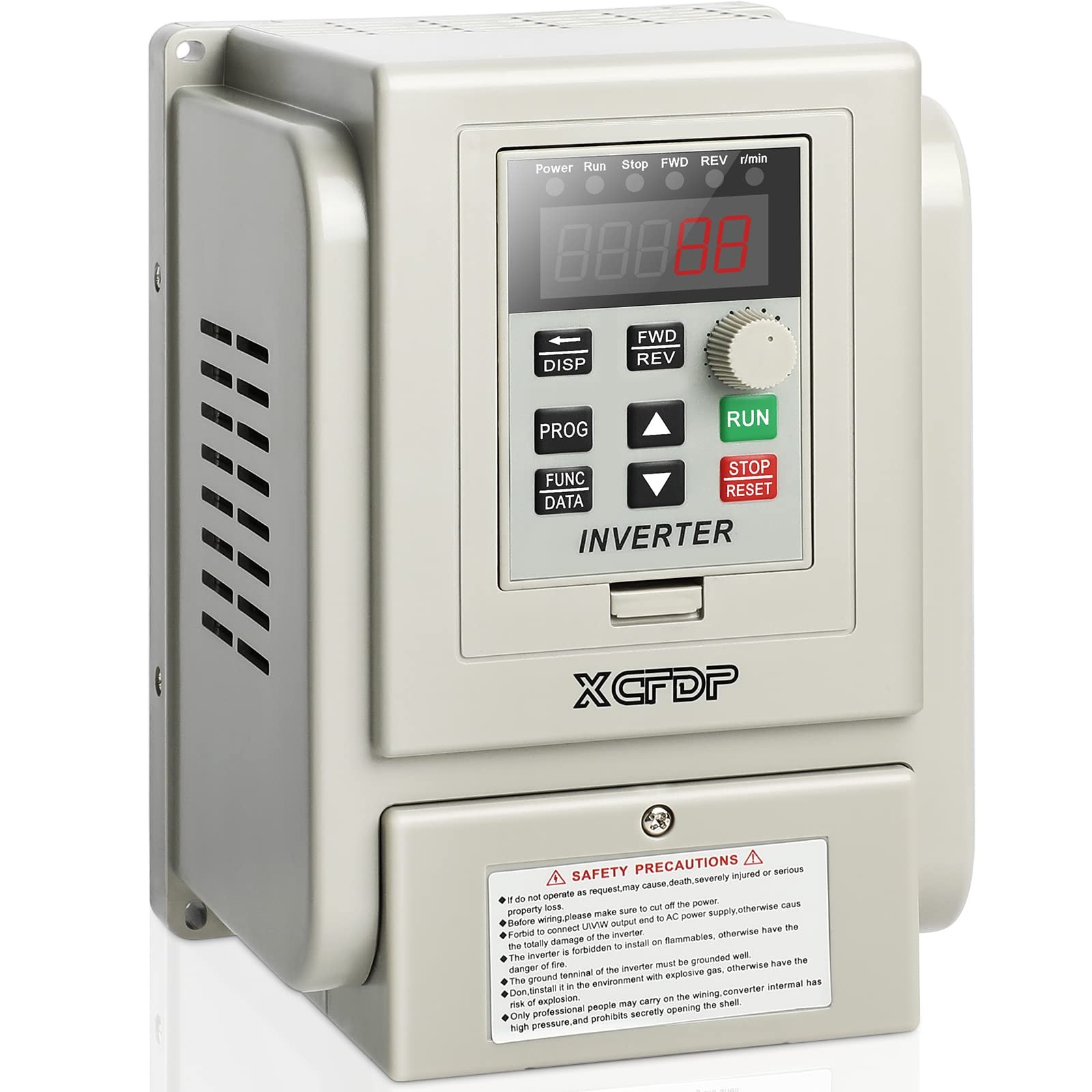 XCFDP AC 220V/1.5kw 2HP Variable Frequency Drive,8A VFD Inverter Single Phase...