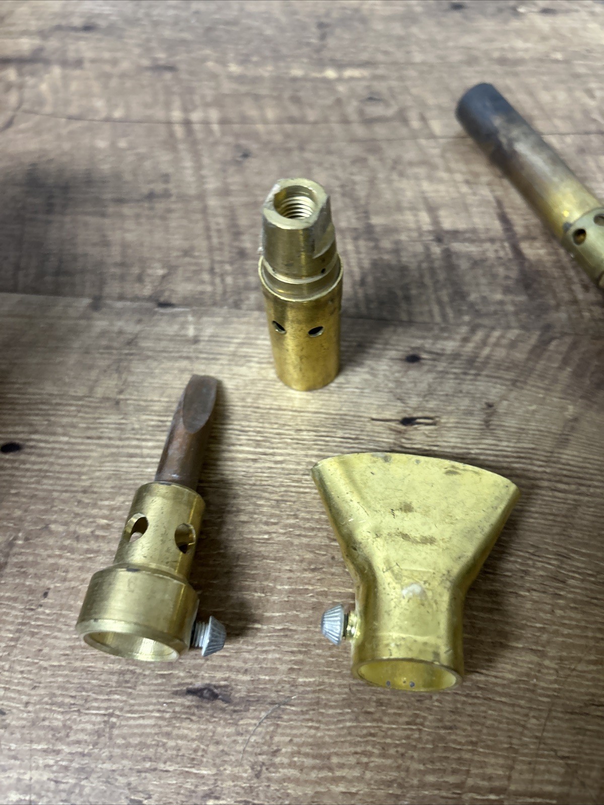 Vintage Craftsman Brass Propane LP Gas Torch & Heads