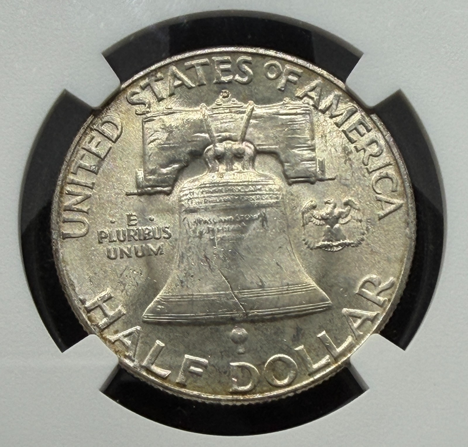 1949-D FRANKLIN SILVER HALF DOLLAR NGC MS65 07XFA26