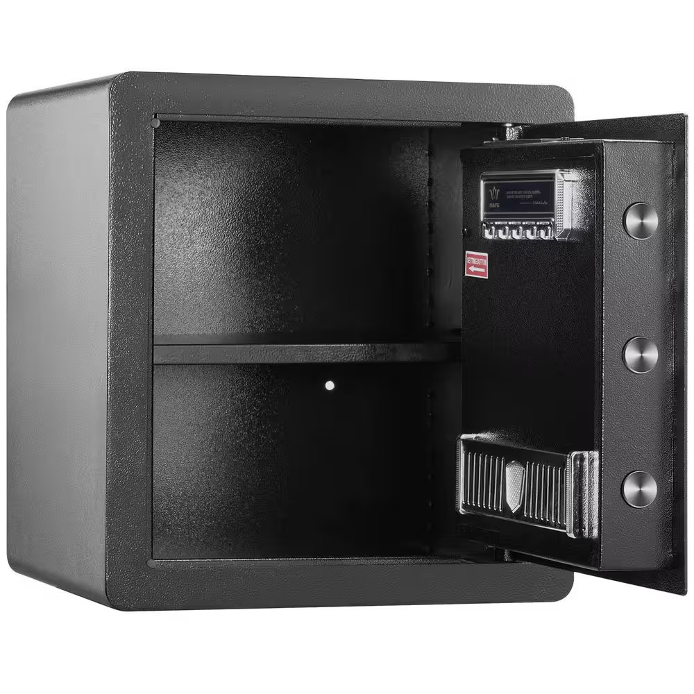 Home Safe, 1.8 Cu. Ft., Steel with Digital Keypad and 2 Keys Fireproof Bag, Prot