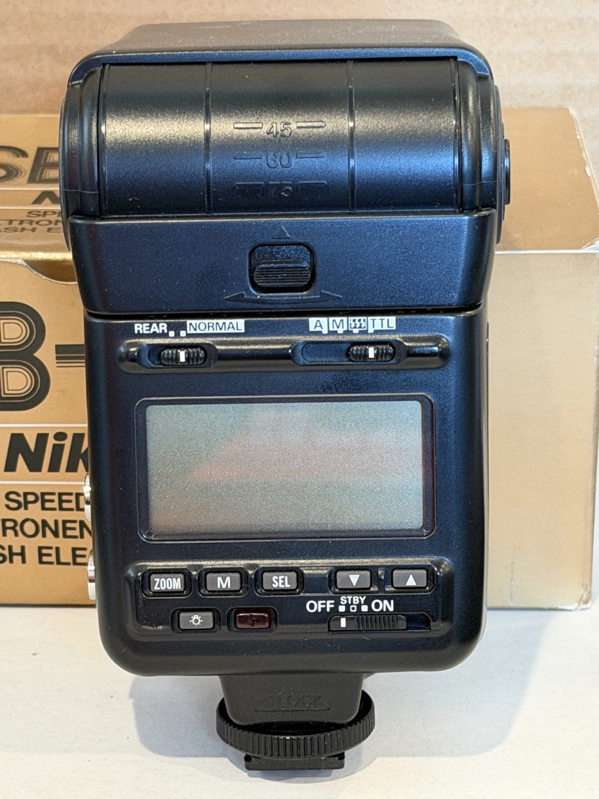 Nikon SB-25 Speedlight Shoe Mount Flash, Case Tested, Works Great