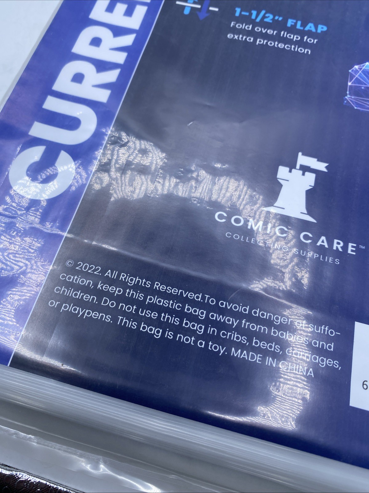 COMICARE Current PE (Polyethylene) Bags: 100 ct By Comic Care