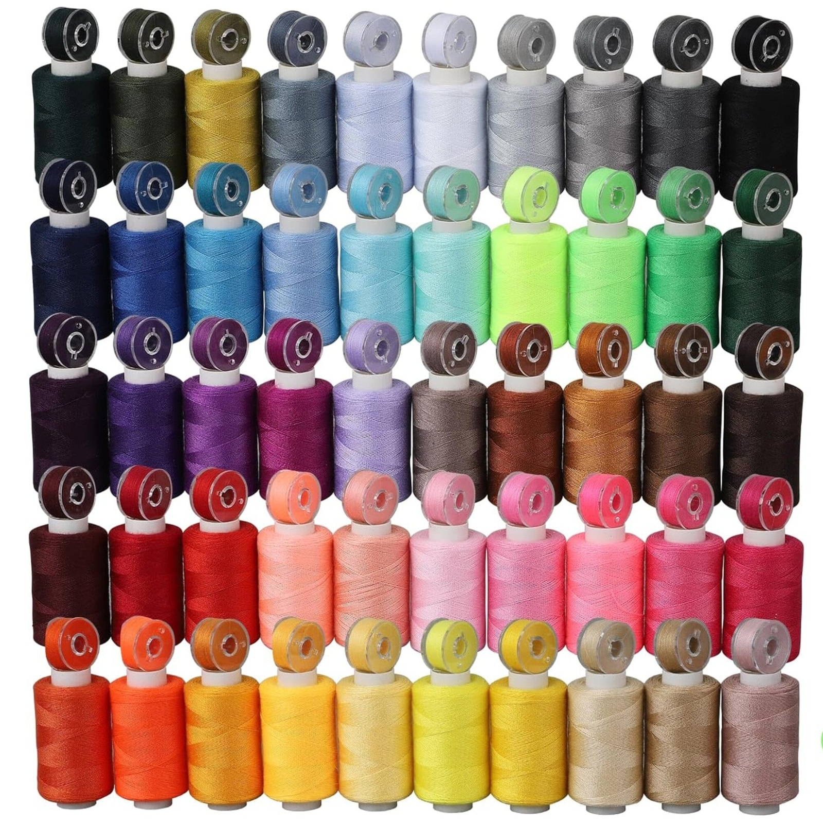Bernette B05 Academy Sewing Machine with 100 Thread Spools & Matching Bobbins