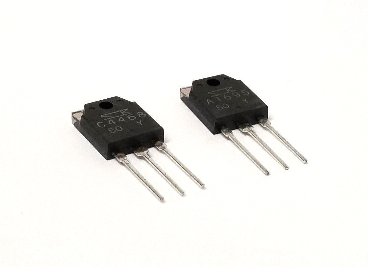 2SC4468 + 2SA1695  TRANSISTOR NPN + PNP 140V 10A Sanken