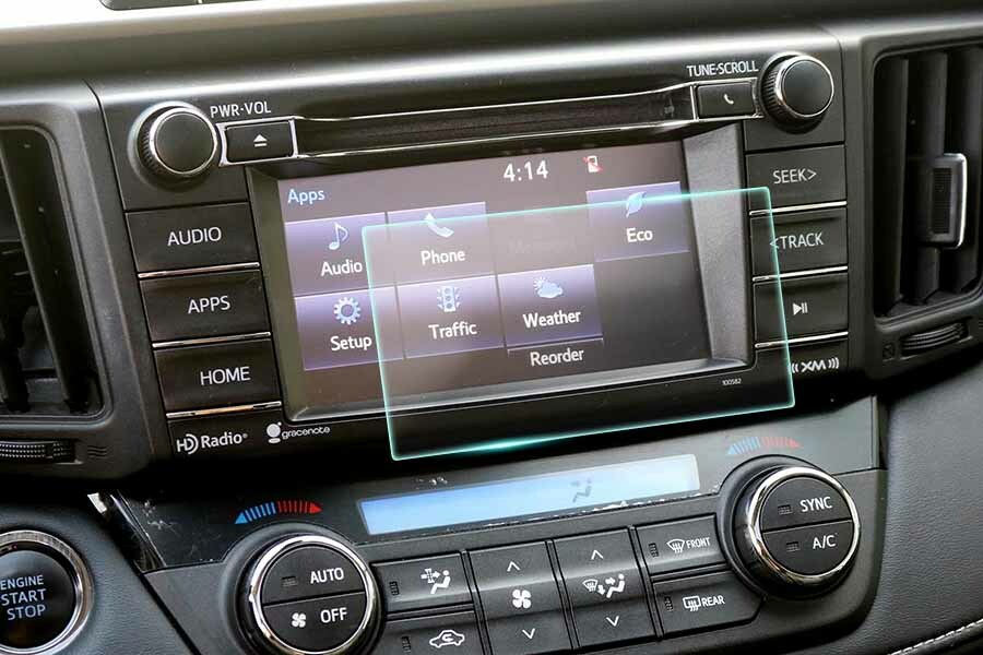 Crystal Clear Screen Protector for 2018 Toyota RAV4 7in Vehicle Navigation